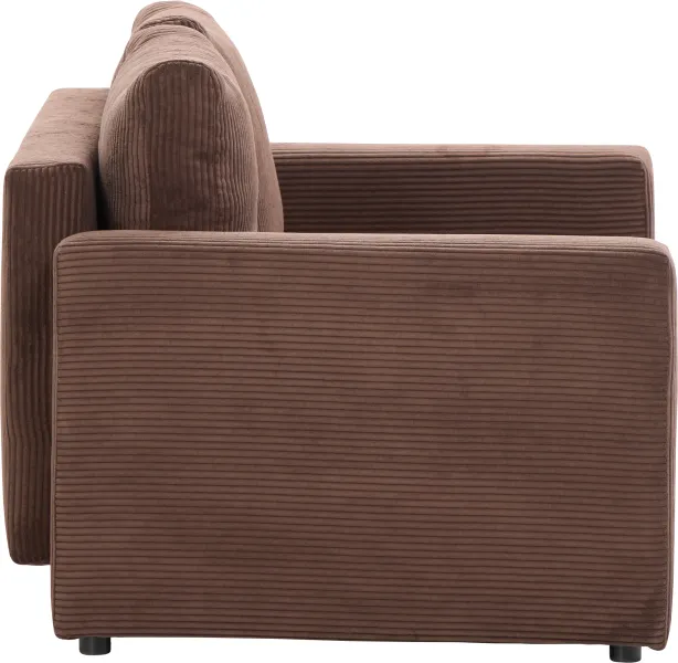 Sofa rozkladana Milano (sztruks czekoladowy brąz)