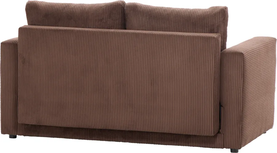 Sofa rozkladana Milano (sztruks czekoladowy brąz)