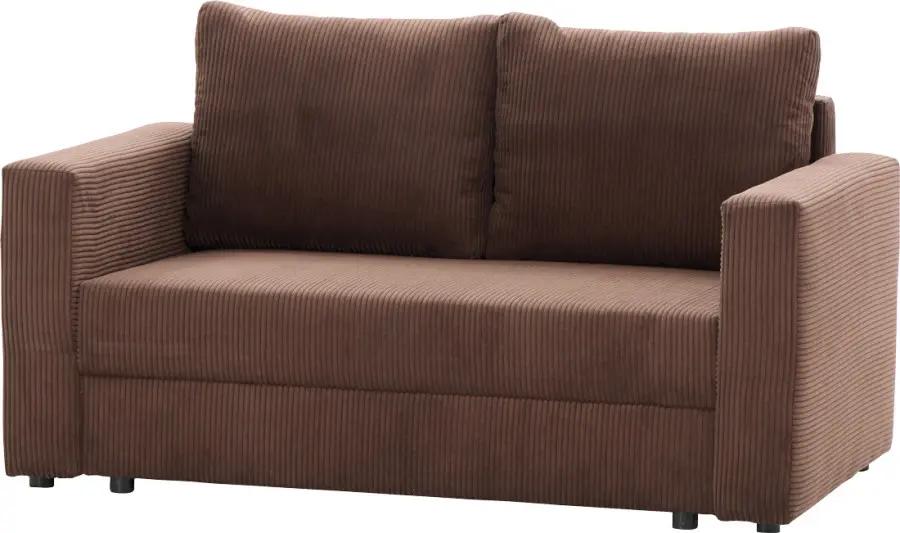 Sofa rozkladana Milano (sztruks czekoladowy brąz)