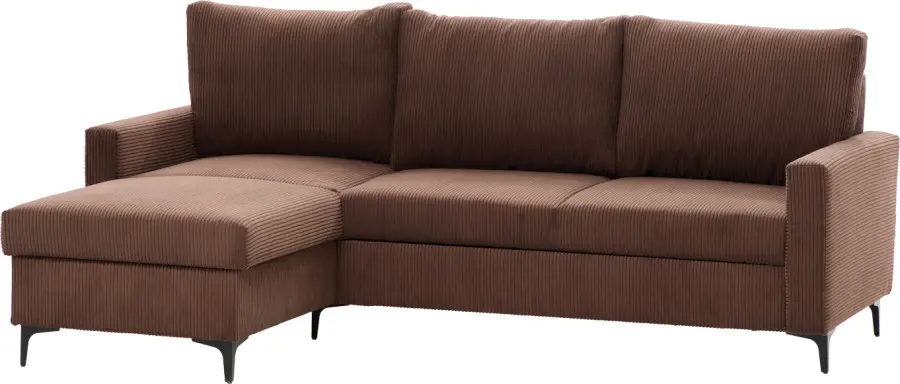 Narożnik Milano (sztruks czekoladowy brąz)