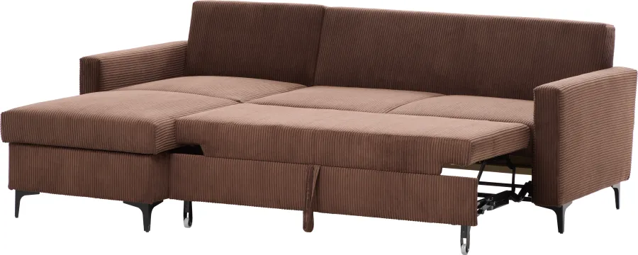 Narożnik Milano (sztruks czekoladowy brąz)