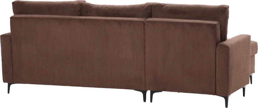 Narożnik Milano (sztruks czekoladowy brąz)