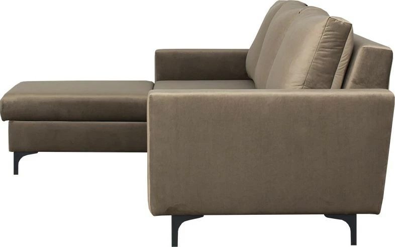 Narożnik Milano (plusz brąz)