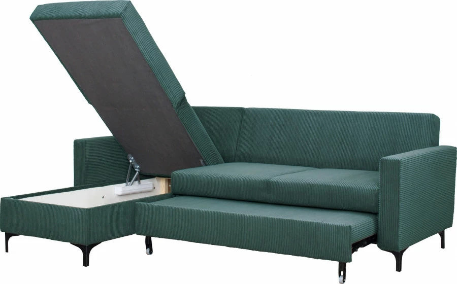 Narożnik Milano (sztruks zielony) 