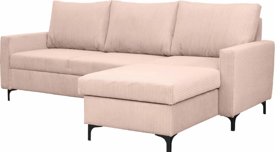 Narożnik Milano (sztruks róż) 