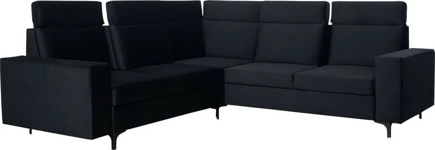 Narożnik Nairobi (plusz czarny) 