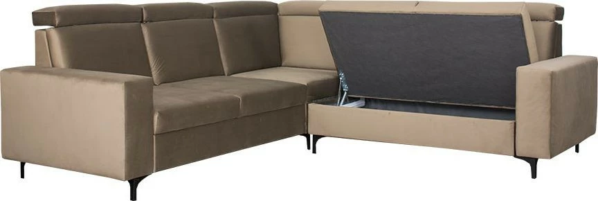 Narożnik Nairobi (plusz brąz)