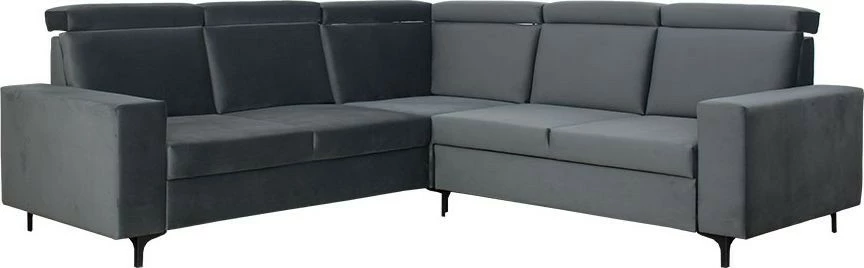 Narożnik Nairobi (plusz grafit)