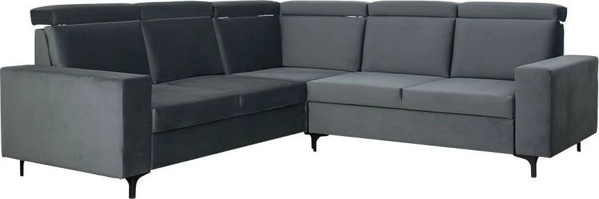 Narożnik Nairobi (plusz grafit) 