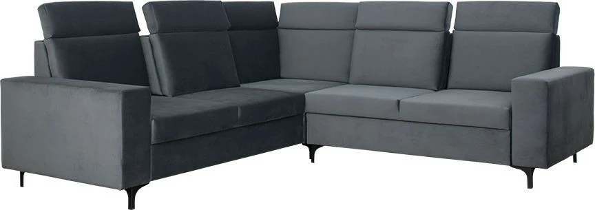 Narożnik Nairobi (plusz grafit)