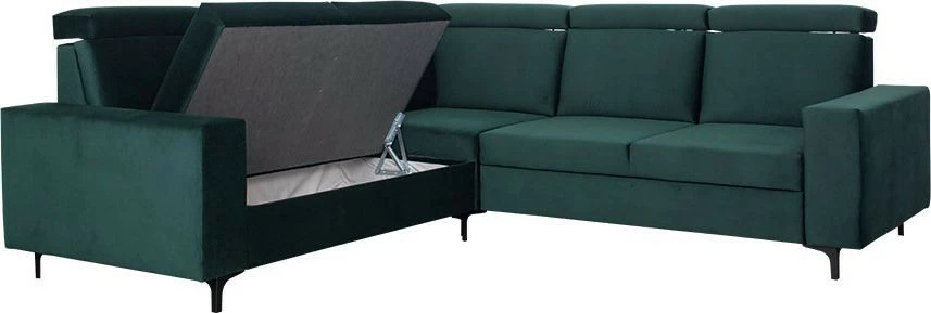 Narożnik Nairobi (plusz zieleń) 