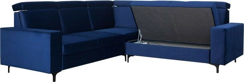 Narożnik Nairobi (plusz granat)