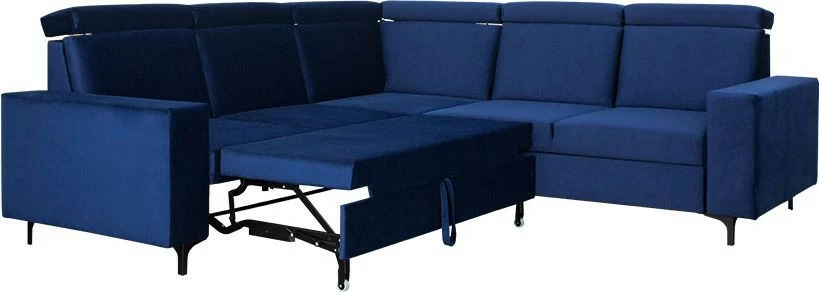 Narożnik Nairobi (plusz granat)