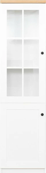 Witryna lewa Toskania (biały/dąb Soma ciemny)