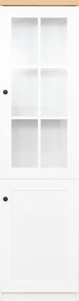 Witryna prawa Toskania (biały/dąb Soma ciemny)