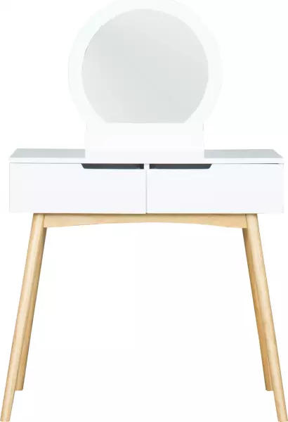 Toaletka AURORI 5 (biały/drewno)