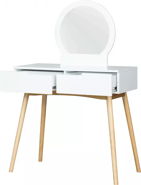 Toaletka AURORI 5 (biały/drewno)