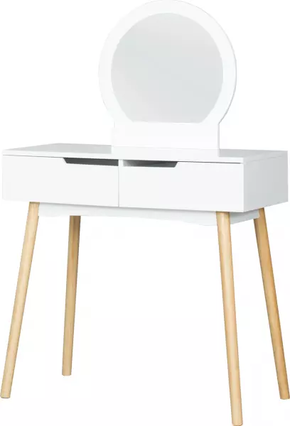 Toaletka AURORI 5 (biały/drewno)