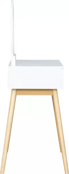 Toaletka AURORI 5 (biały/drewno)