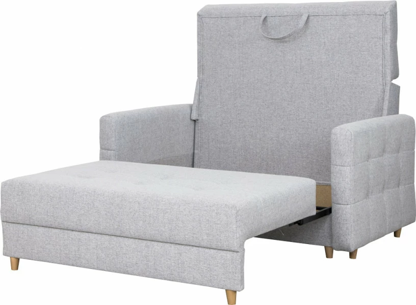 Fotel 2-osobowy rozkładany Paris (gustimo jasny szary)