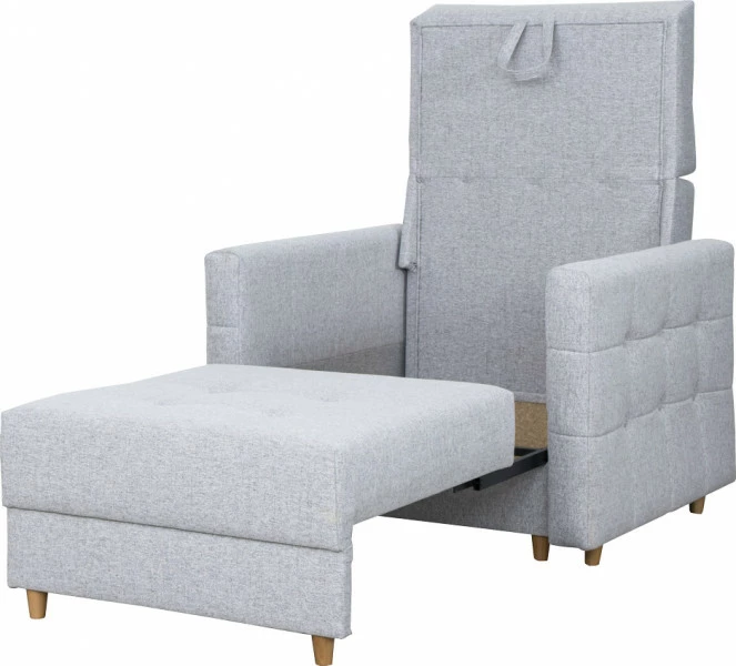 Fotel rozkładany Paris (gustimo jasny szary)