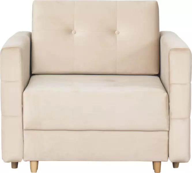 Fotel rozkładany Paris (plusz beż)