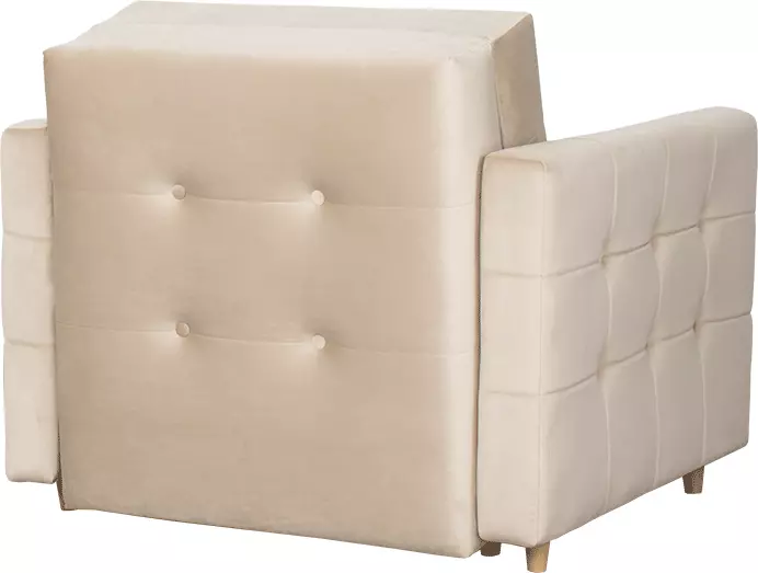 Fotel rozkładany Paris (plusz beż)