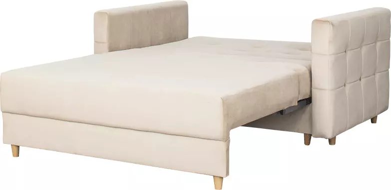 Fotel 2-osobowy rozkładany Paris (plusz beż)