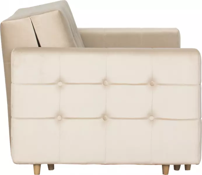 Fotel 2-osobowy rozkładany Paris (plusz beż)