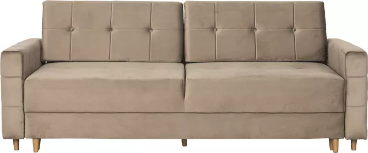 Sofa Paris (plusz brąz)