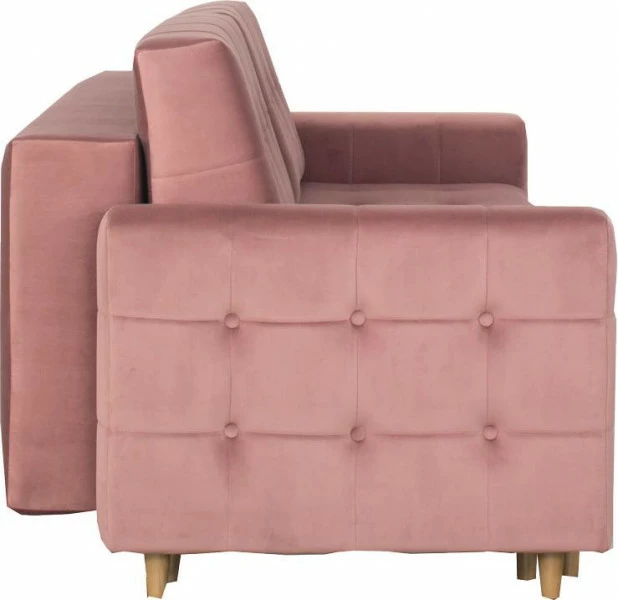 Sofa Paris (plusz brudny róż) 