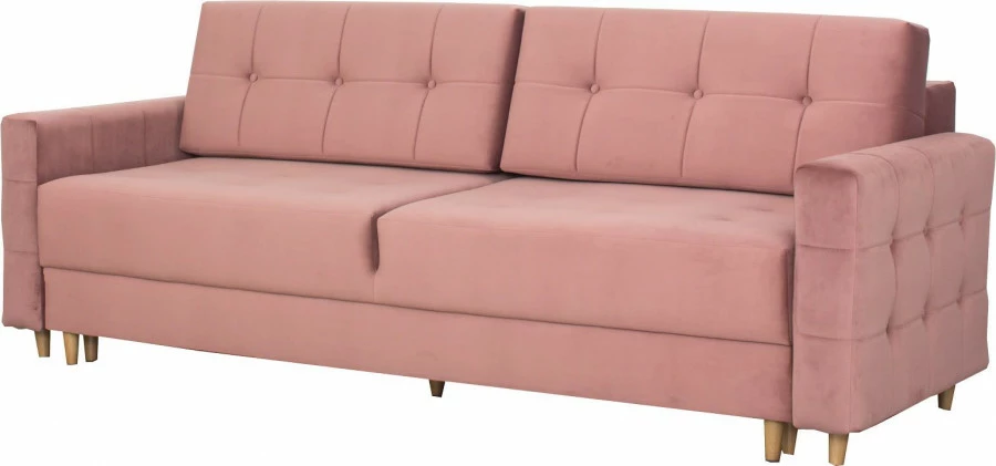 Sofa Paris (plusz brudny róż) 