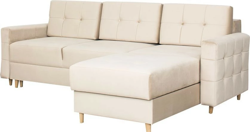 Narożnik Paris (plusz beż)