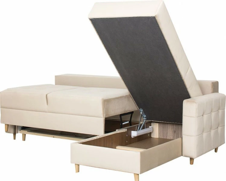 Narożnik Paris (plusz beż)