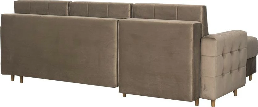 Narożnik Paris (plusz brąz)