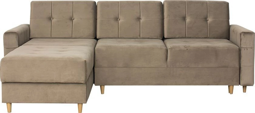 Narożnik Paris (plusz brąz)