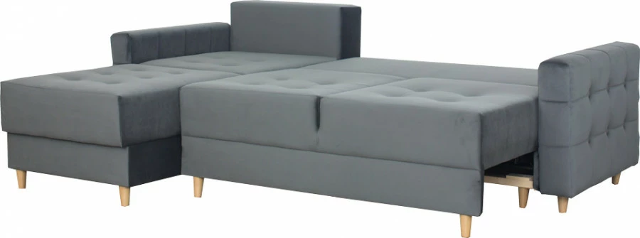 Narożnik Paris (plusz grafit )