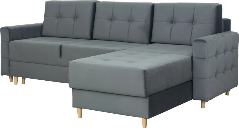 Narożnik Paris (plusz grafit )