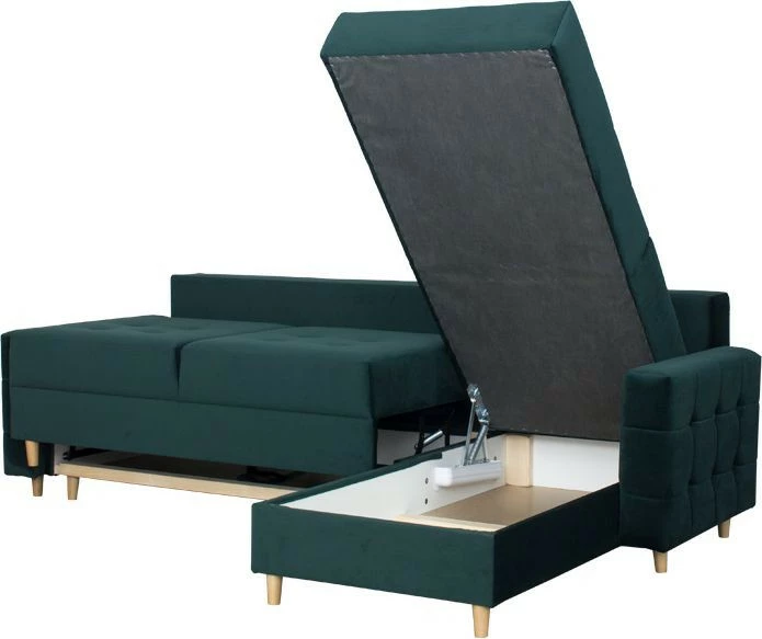 Narożnik Paris (plusz zieleń) 