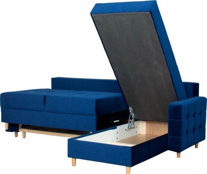 Narożnik Paris (plusz granat) 