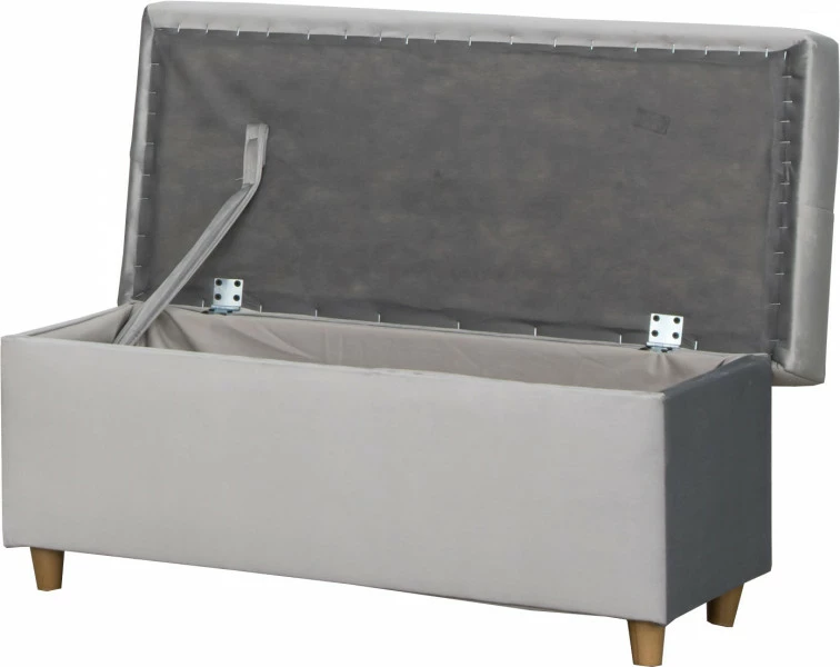 Puf Paris (plusz srebrzysty) 