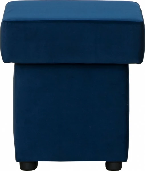 Puf otwierany (plusz granat) 