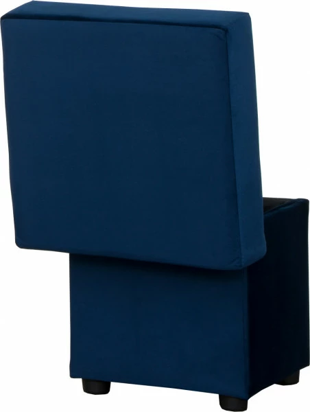 Puf otwierany (plusz granat)