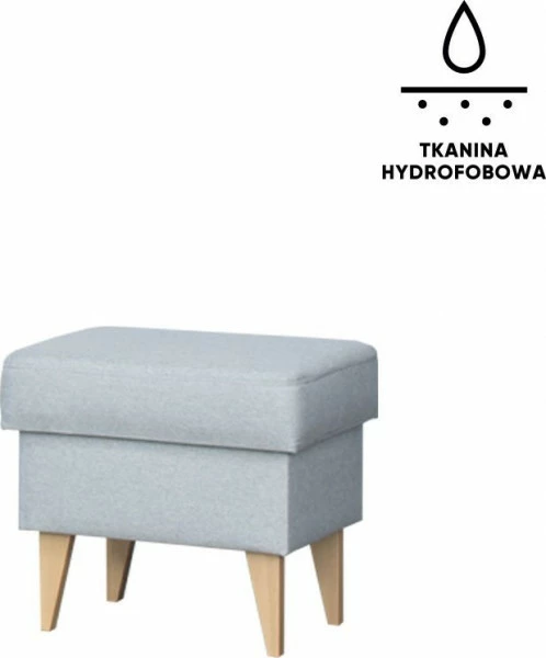 Puf Sewilla (elegantis jasny szary)