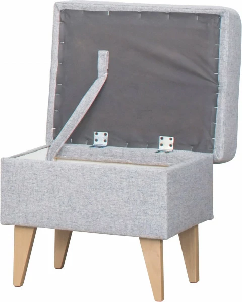 Puf Sewilla (gustimo jasny szary) 