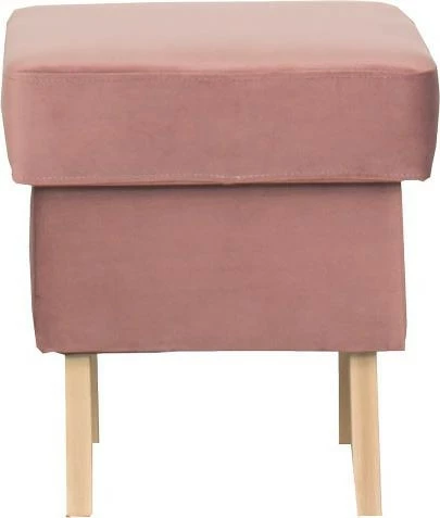 Puf Sewilla (plusz brudny róż)