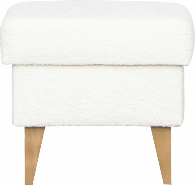 Puf Sewilla (boucle kremowy)