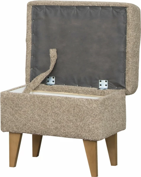 Puf Sewilla (boucle cappuccino)