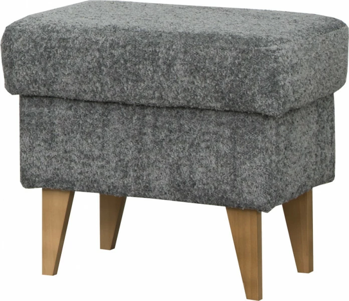 Puf Sewilla (boucle grafit) 