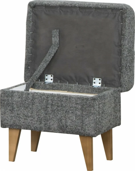 Puf Sewilla (boucle grafit)